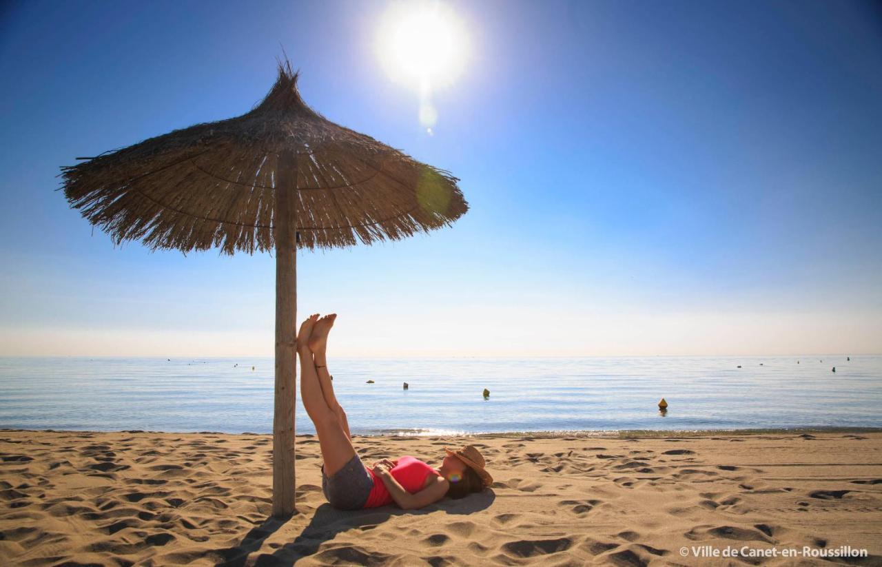 "Eden" Exceptionnel! Vue Mer 10M De La Plage Parking Prive Gratuit A 100M Canet-en-Roussillon Bagian luar foto