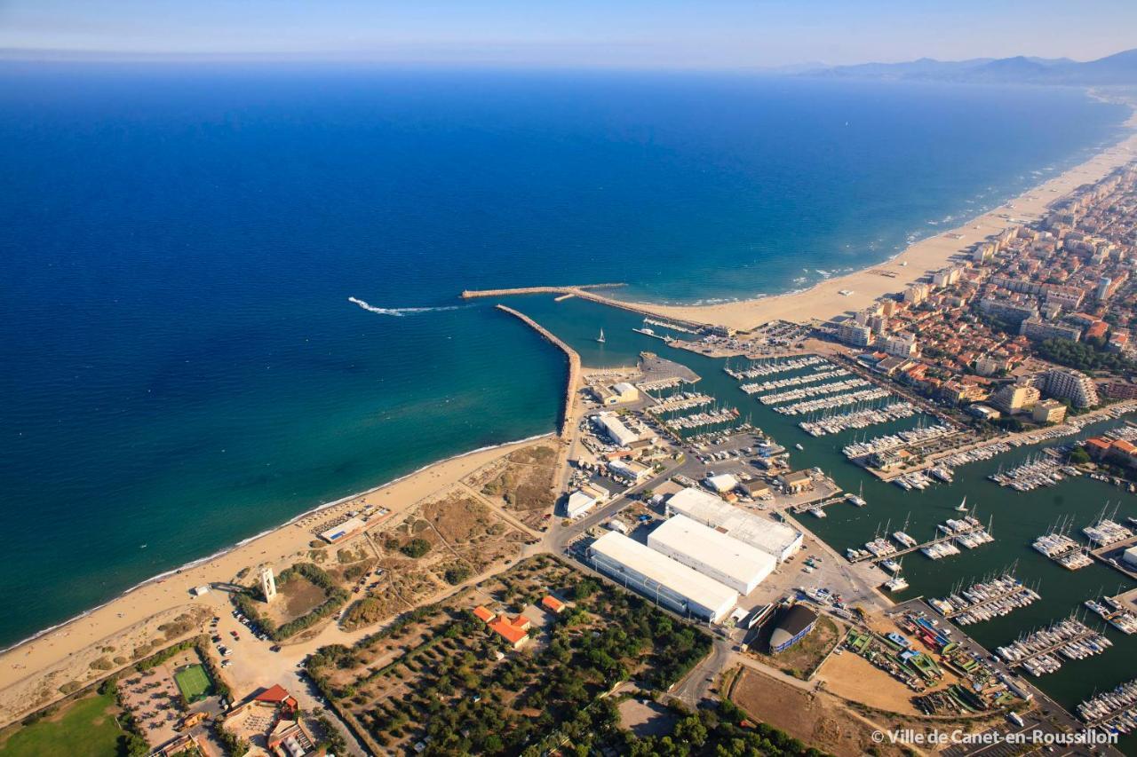 "Eden" Exceptionnel! Vue Mer 10M De La Plage Parking Prive Gratuit A 100M Canet-en-Roussillon Bagian luar foto